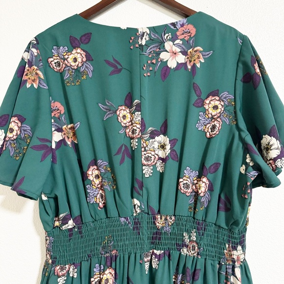 ModCloth Peach Love Through and Through Floral Midi Dress - Picture 8 of 14